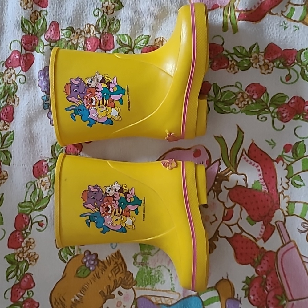 Vintage Wuzzles Toddler Rubber Boots